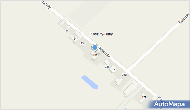 Koszuty, Koszuty, 16c, mapa Koszuty