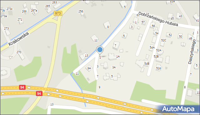 Koszyce Wielkie, Korfantego Wojciecha, 1, mapa Koszyce Wielkie