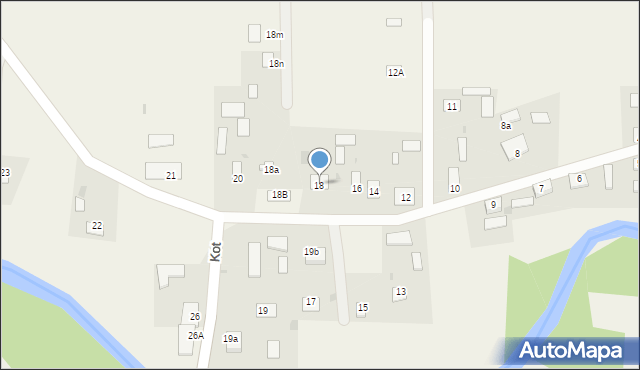 Kot, Kot, 18, mapa Kot