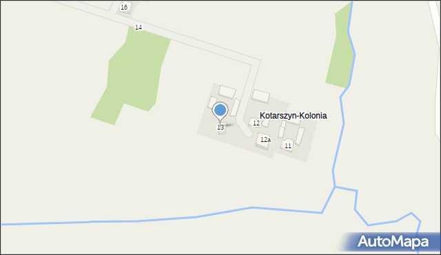 Kotarszyn, Kotarszyn, 13, mapa Kotarszyn