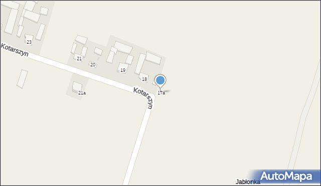 Kotarszyn, Kotarszyn, 17a, mapa Kotarszyn