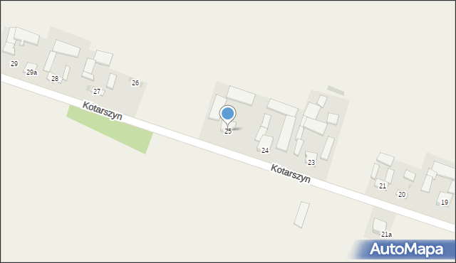 Kotarszyn, Kotarszyn, 25, mapa Kotarszyn