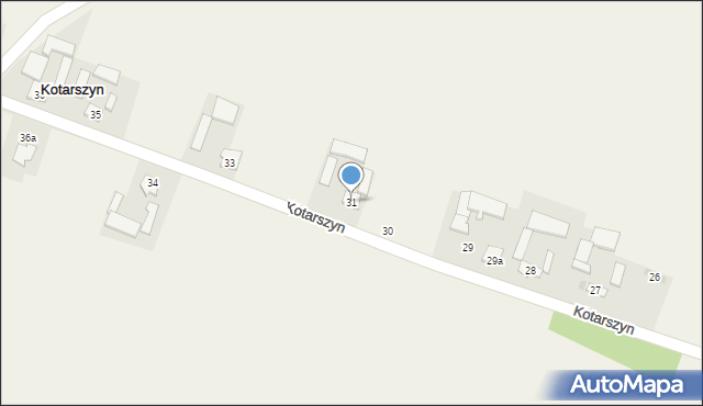 Kotarszyn, Kotarszyn, 31, mapa Kotarszyn