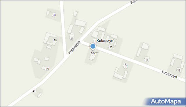 Kotarszyn, Kotarszyn, 36a, mapa Kotarszyn