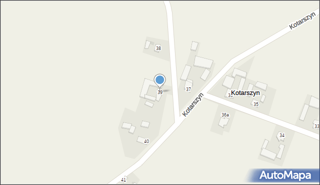 Kotarszyn, Kotarszyn, 39, mapa Kotarszyn