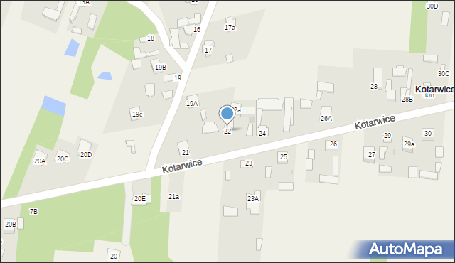 Kotarwice, Kotarwice, 22, mapa Kotarwice