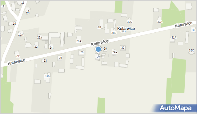 Kotarwice, Kotarwice, 27, mapa Kotarwice