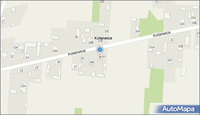 Kotarwice, Kotarwice, 30, mapa Kotarwice