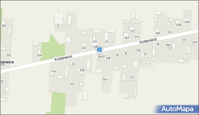 Kotarwice, Kotarwice, 33, mapa Kotarwice