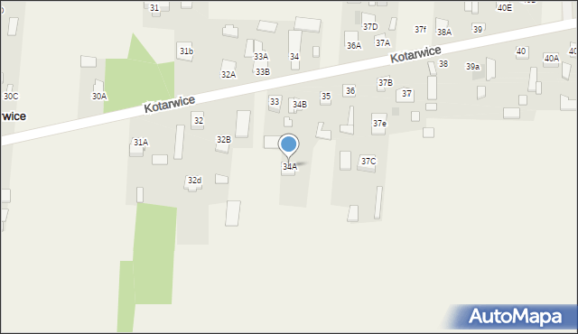 Kotarwice, Kotarwice, 34A, mapa Kotarwice