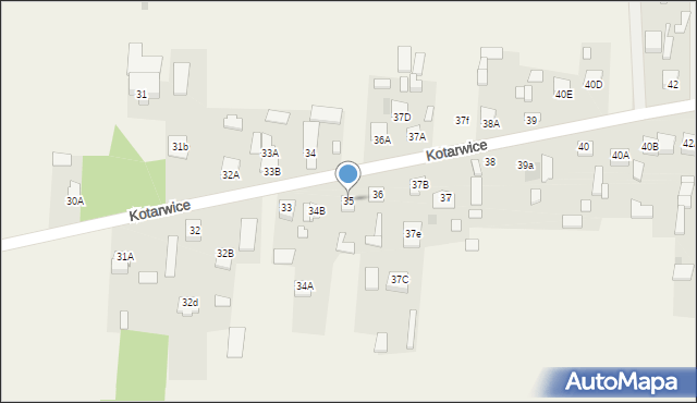 Kotarwice, Kotarwice, 35, mapa Kotarwice