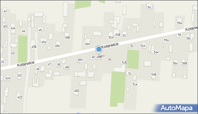 Kotarwice, Kotarwice, 49B, mapa Kotarwice