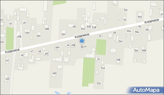 Kotarwice, Kotarwice, 50, mapa Kotarwice