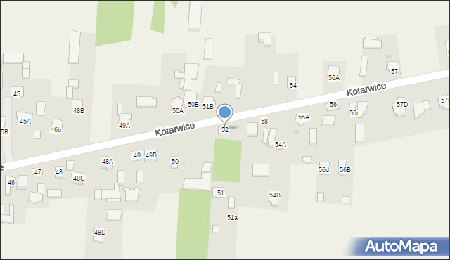 Kotarwice, Kotarwice, 52, mapa Kotarwice