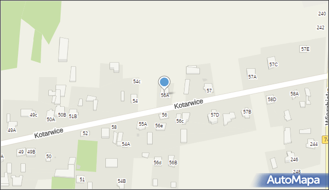 Kotarwice, Kotarwice, 56A, mapa Kotarwice
