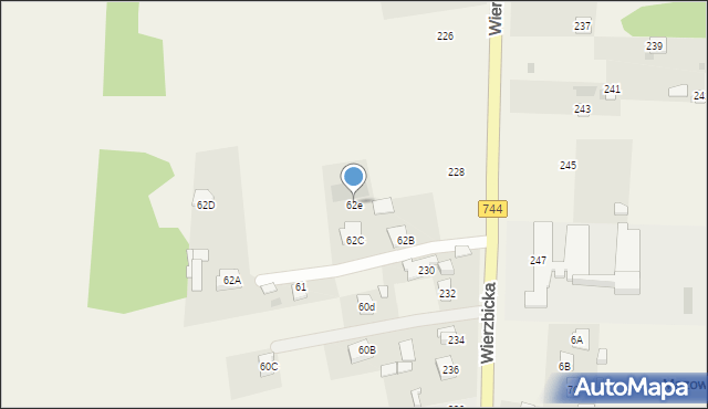 Kotarwice, Kotarwice, 62e, mapa Kotarwice