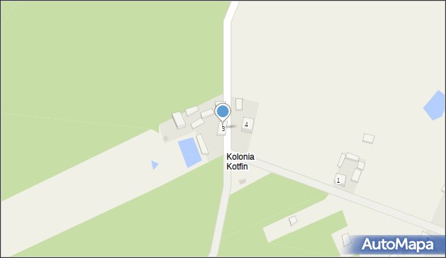 Kotfin, Kotfin, 3, mapa Kotfin