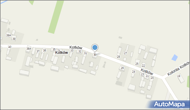 Kotków, Kotków, 30, mapa Kotków