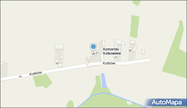 Kotków, Kotków, 46, mapa Kotków