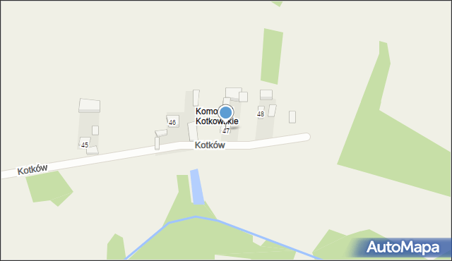 Kotków, Kotków, 47, mapa Kotków