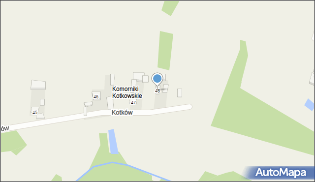 Kotków, Kotków, 48, mapa Kotków