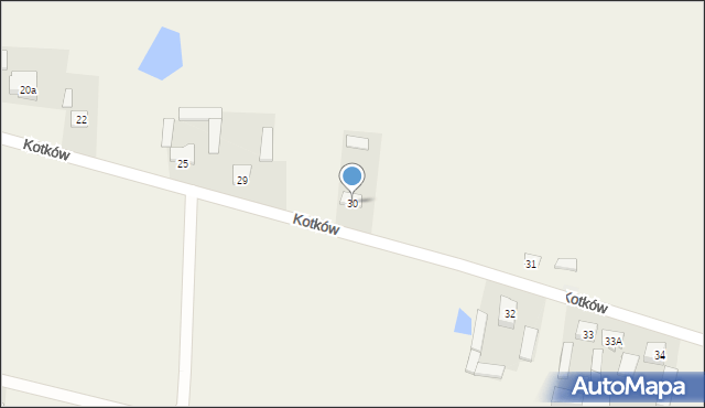 Kotków, Kotków, 30, mapa Kotków