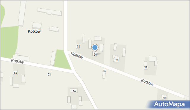 Kotków, Kotków, 56, mapa Kotków