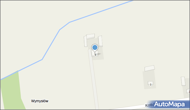 Kotków, Kotków, 8, mapa Kotków