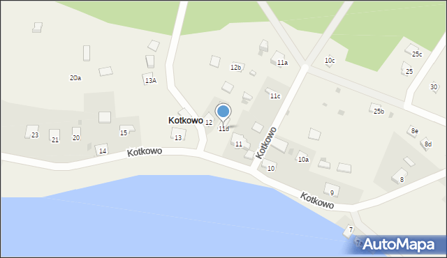 Kotkowo, Kotkowo, 11d, mapa Kotkowo