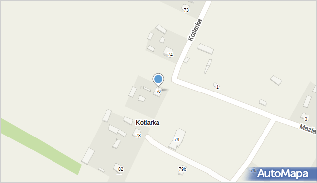 Kotlarka, Kotlarka, 76, mapa Kotlarka