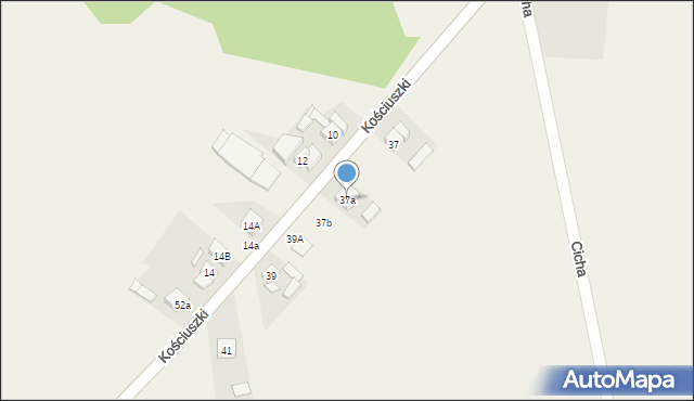 Kotlin, Kościuszki Tadeusza, gen., 37a, mapa Kotlin