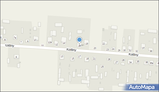 Kotliny, Kotliny, 16, mapa Kotliny