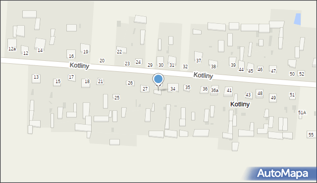 Kotliny, Kotliny, 28a, mapa Kotliny