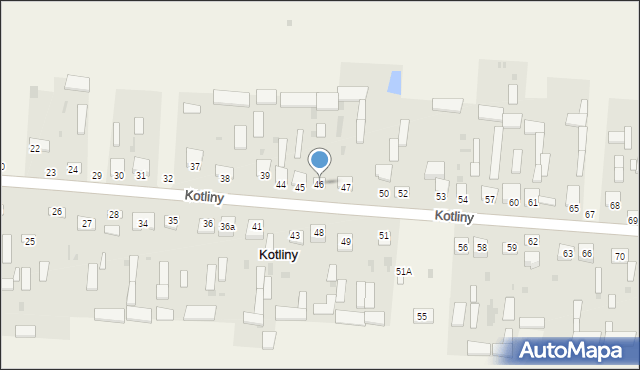 Kotliny, Kotliny, 46, mapa Kotliny