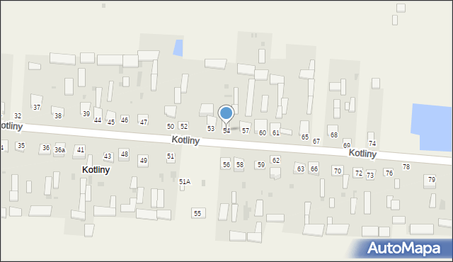 Kotliny, Kotliny, 54, mapa Kotliny