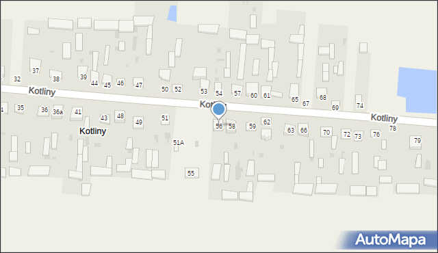 Kotliny, Kotliny, 56, mapa Kotliny