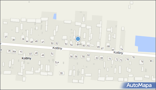 Kotliny, Kotliny, 57, mapa Kotliny