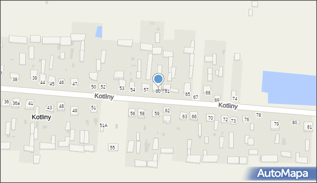 Kotliny, Kotliny, 60, mapa Kotliny