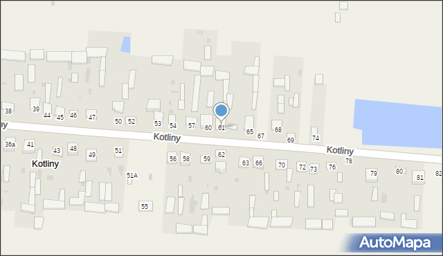 Kotliny, Kotliny, 61, mapa Kotliny
