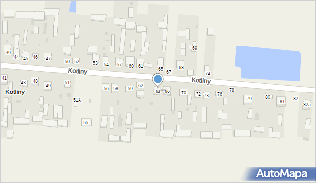 Kotliny, Kotliny, 63, mapa Kotliny