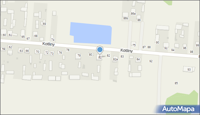 Kotliny, Kotliny, 81, mapa Kotliny