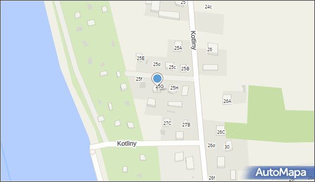 Kotliny, Kotliny, 25H, mapa Kotliny