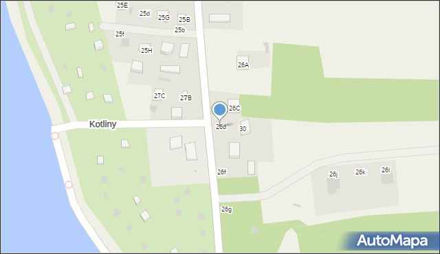 Kotliny, Kotliny, 26d, mapa Kotliny