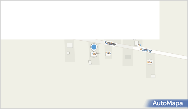 Kotliny, Kotliny, 58a, mapa Kotliny