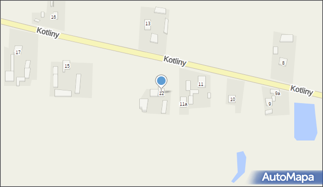 Kotliny, Kotliny, 12, mapa Kotliny