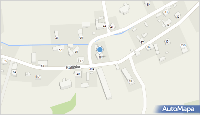 Kotliska, Kotliska, 38, mapa Kotliska