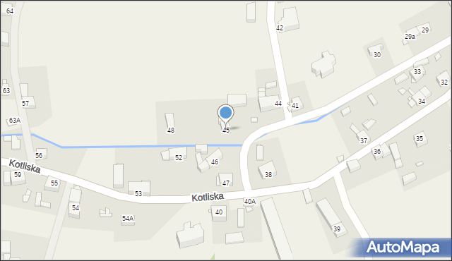 Kotliska, Kotliska, 45, mapa Kotliska