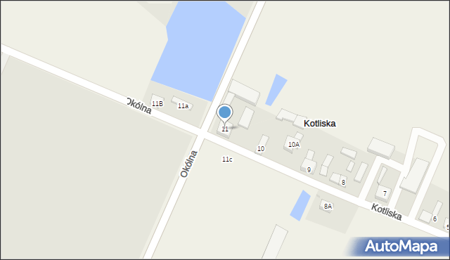 Kotliska, Kotliska, 11, mapa Kotliska