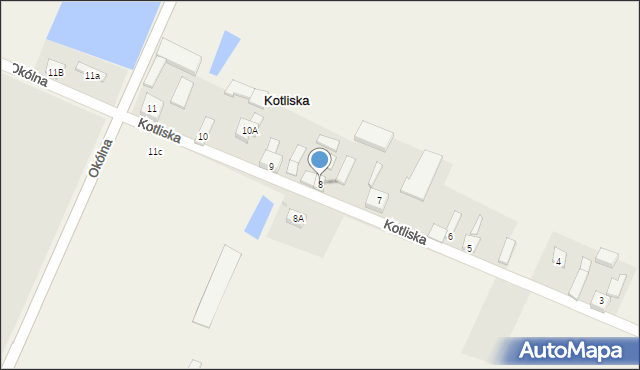 Kotliska, Kotliska, 8, mapa Kotliska