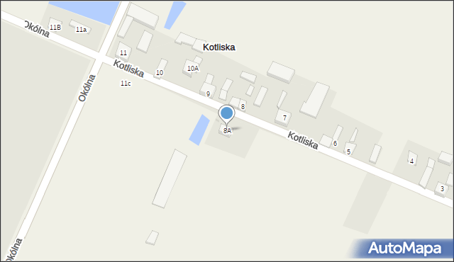 Kotliska, Kotliska, 8A, mapa Kotliska